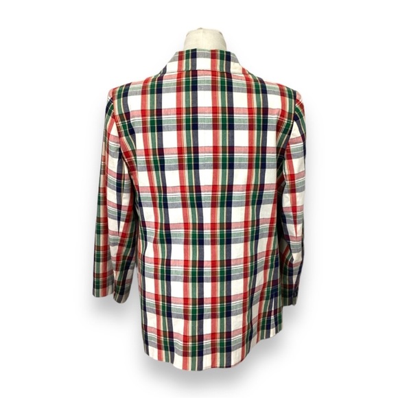 Objectives for Women Vintage Two Button Front Lapel Plaid Blazer, size EU38 - Picture 3 of 10